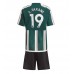 Maillot de foot Manchester United Raphael Varane #19 Extérieur vêtements enfant 2023-24 Manches Courtes (+ pantalon court)